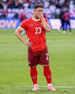 Xherdan Shaqiri with the Switzerland National Team