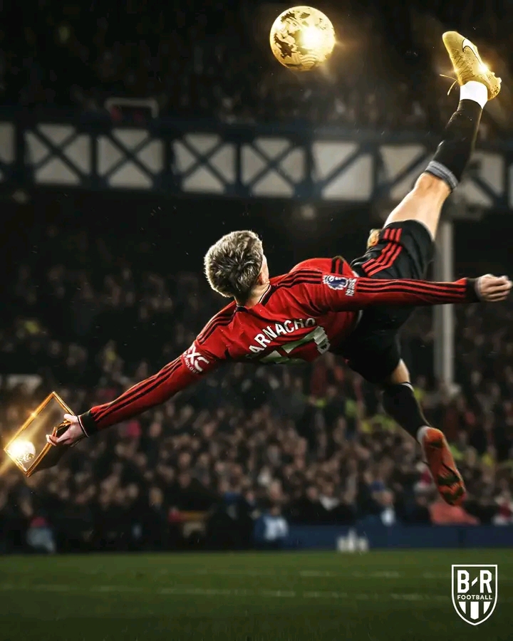 Garnacho Bicycle kick goal