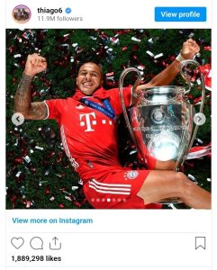 Spanish Football Legend, Thiago Alcantara