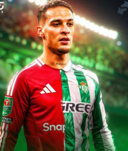 Antony is joining Real Betis on loan from Manchester United till the end of the Season