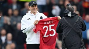 Manuel Ugarte presentation as a Manchester United player