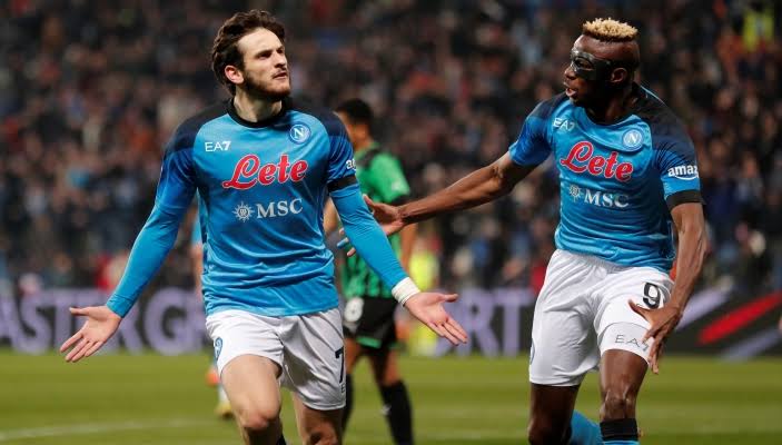 Osimhen and Kvaratskhelia's connection was golden