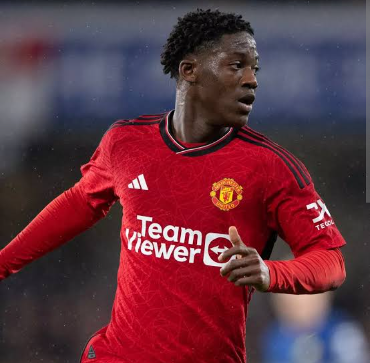 Manchester United defensive midfielder, Kobbie Mainoo