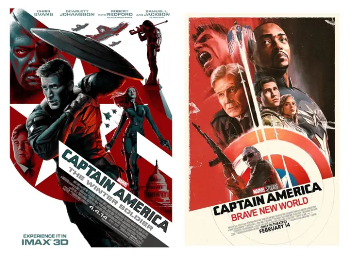 Captain America: Sam Wilson and Steve Rodgers