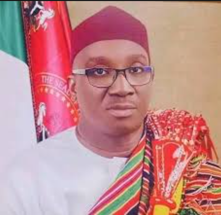 Senator Monday Okphebalo on native attire