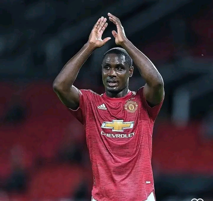 Odion Ighalo wore the Manchester United jersey briefly because he was on loan