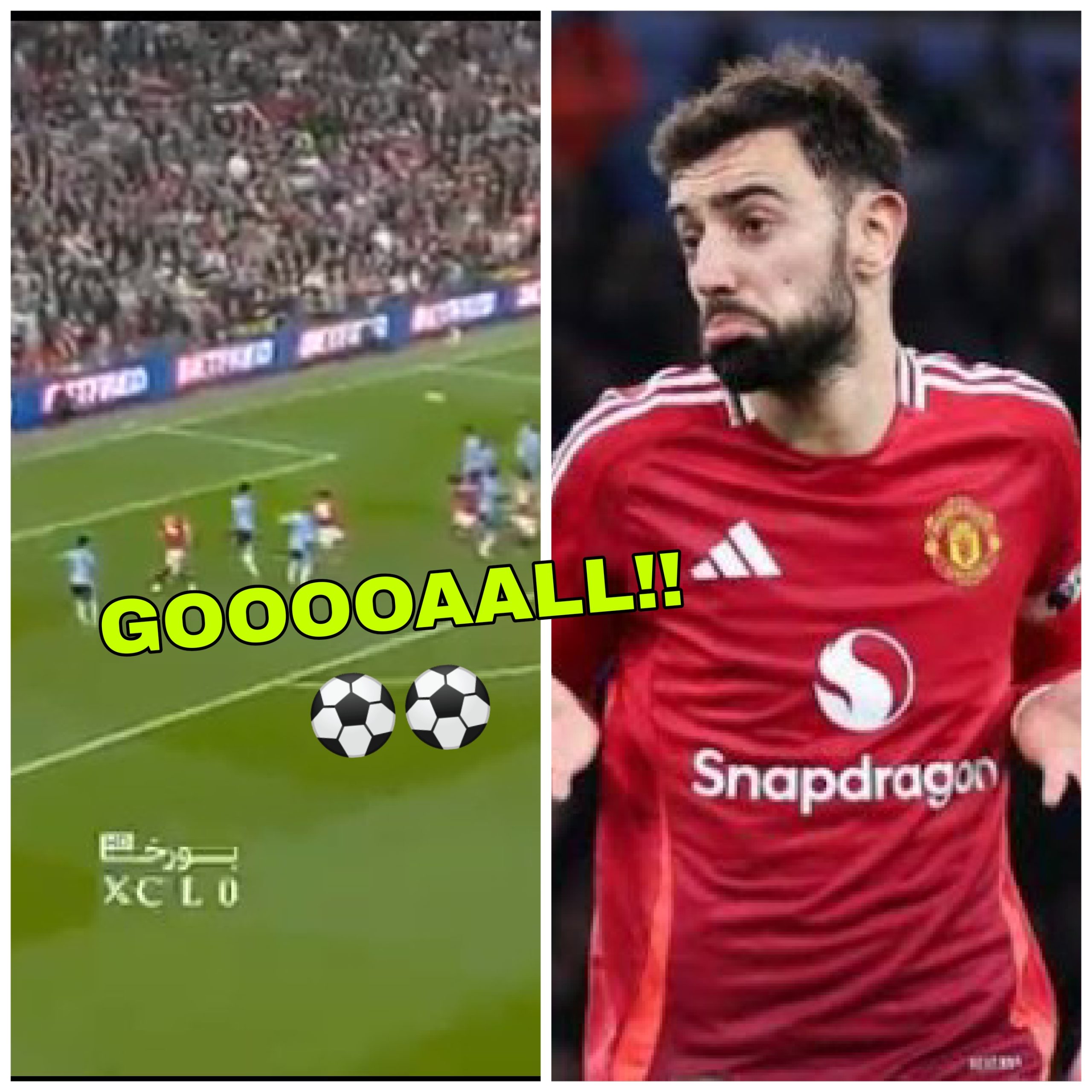 Manchester United midfielder, Bruno Fernandes scored a master class against Arsenal