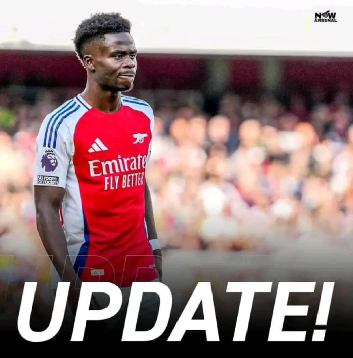 Bukayo Saka is returning soon to the Arsenal starting lineup