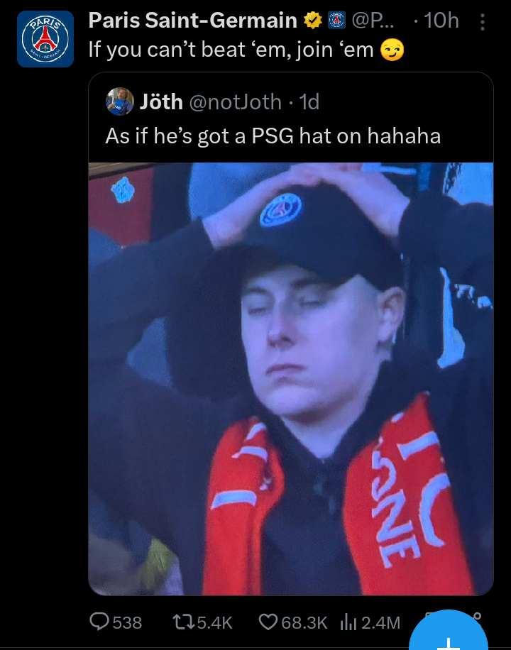 The post generated quite a buzz on Social Media